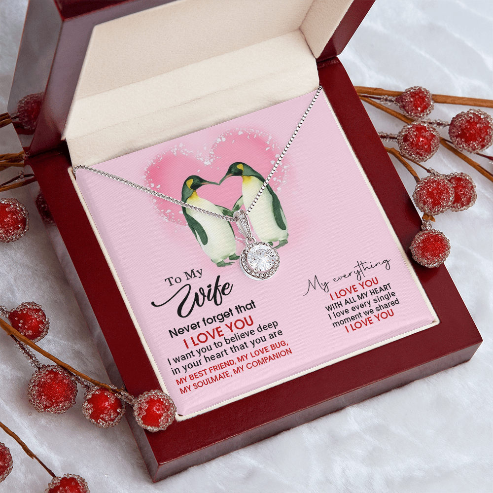 To My Wife - Gift for Wife - Eternal Hope Necklace