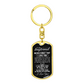 To My Boyfriend -  Dog Tag Keychain