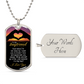 To My Boyfriend - Dog Tag Necklace