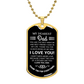My Dearest Dad - Dog Tag Necklace