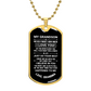 My Grandson - Dog Tag Necklace