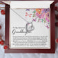 To My Granddaughter - Forever Love Necklace