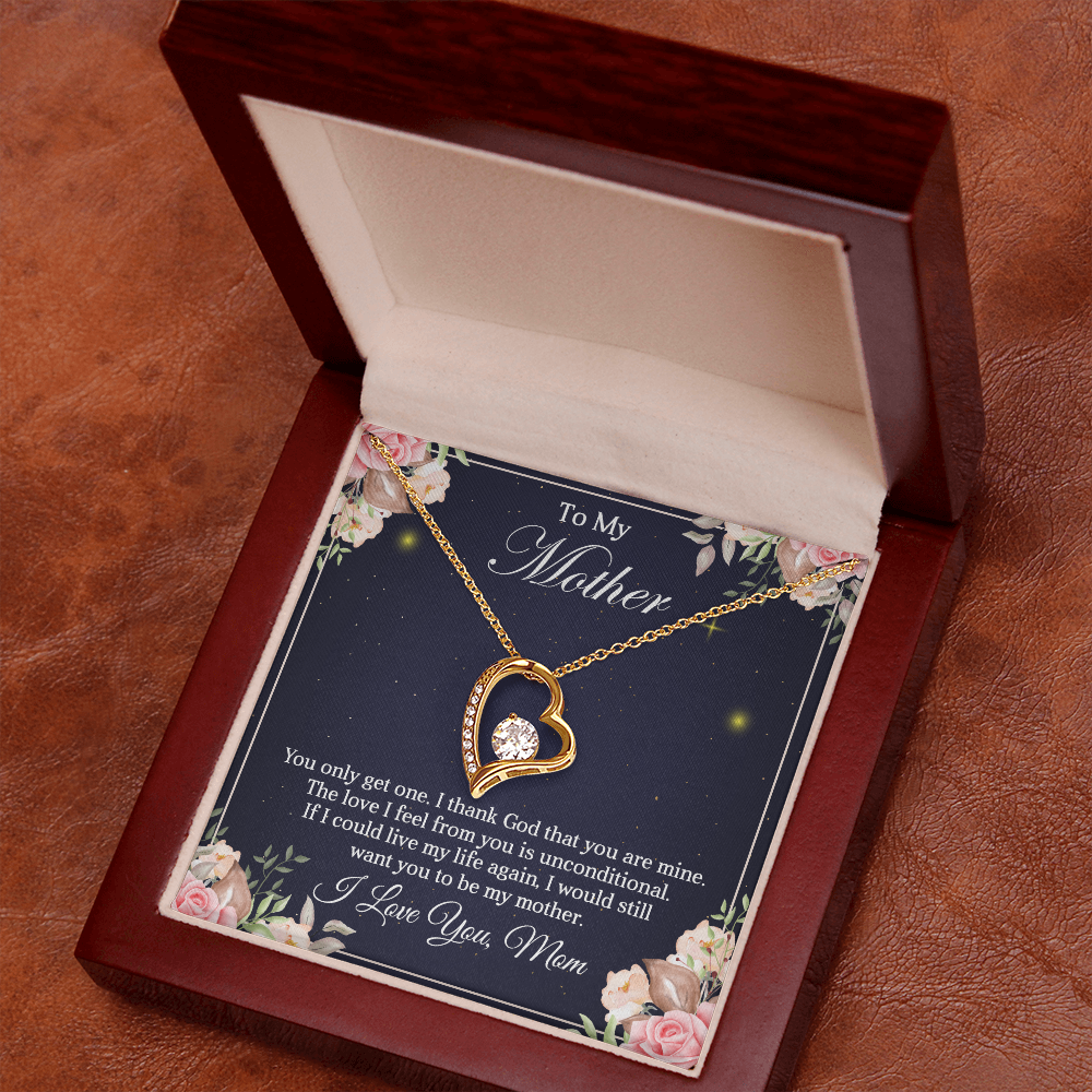 To My Mother - Gift for Mother - Forever Love Necklace