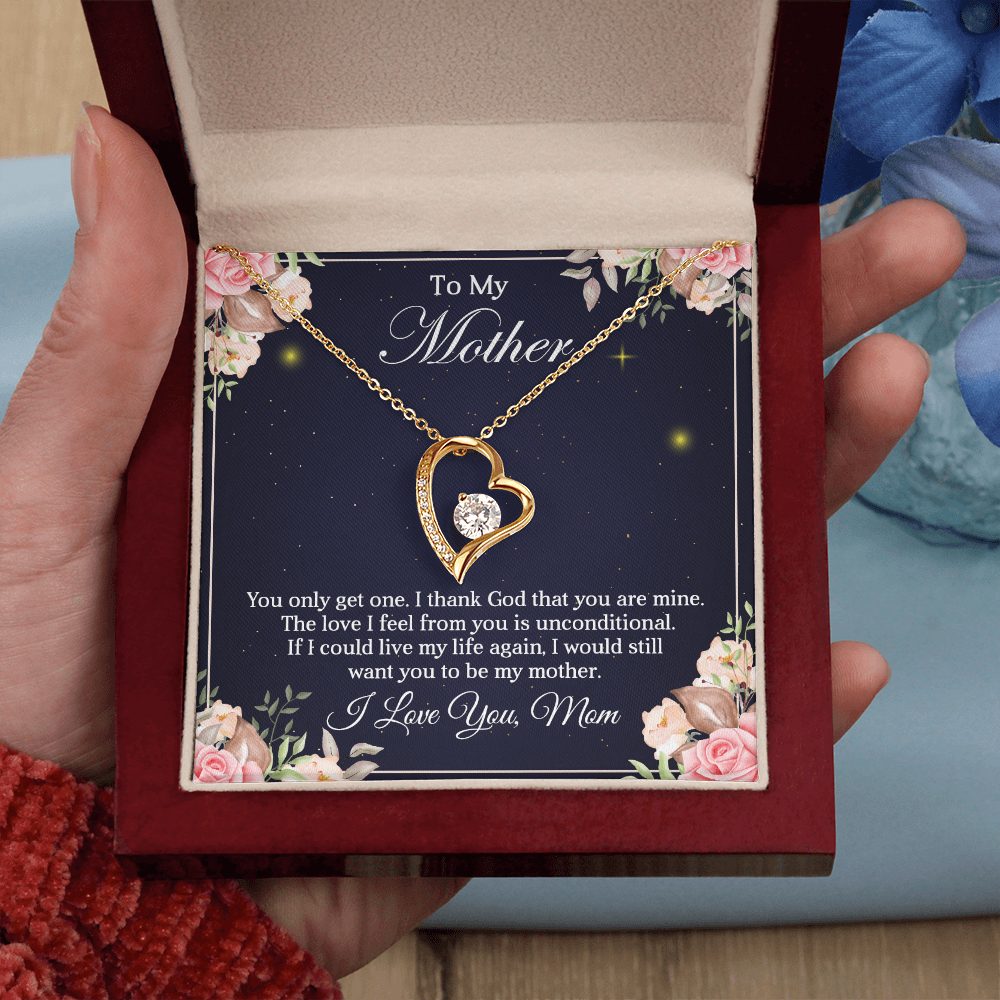 To My Mother - Gift for Mother - Forever Love Necklace
