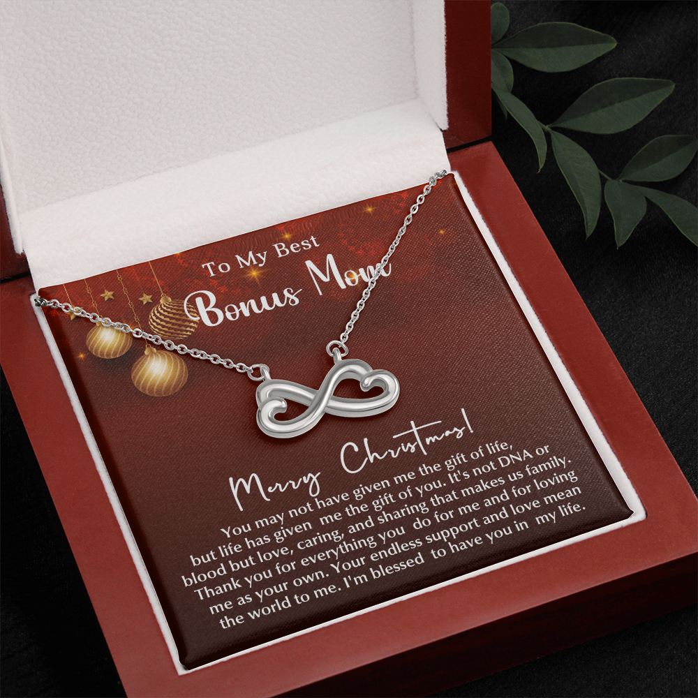 Bonus Mom - Life - Christmas Gift - Endless Love Necklace