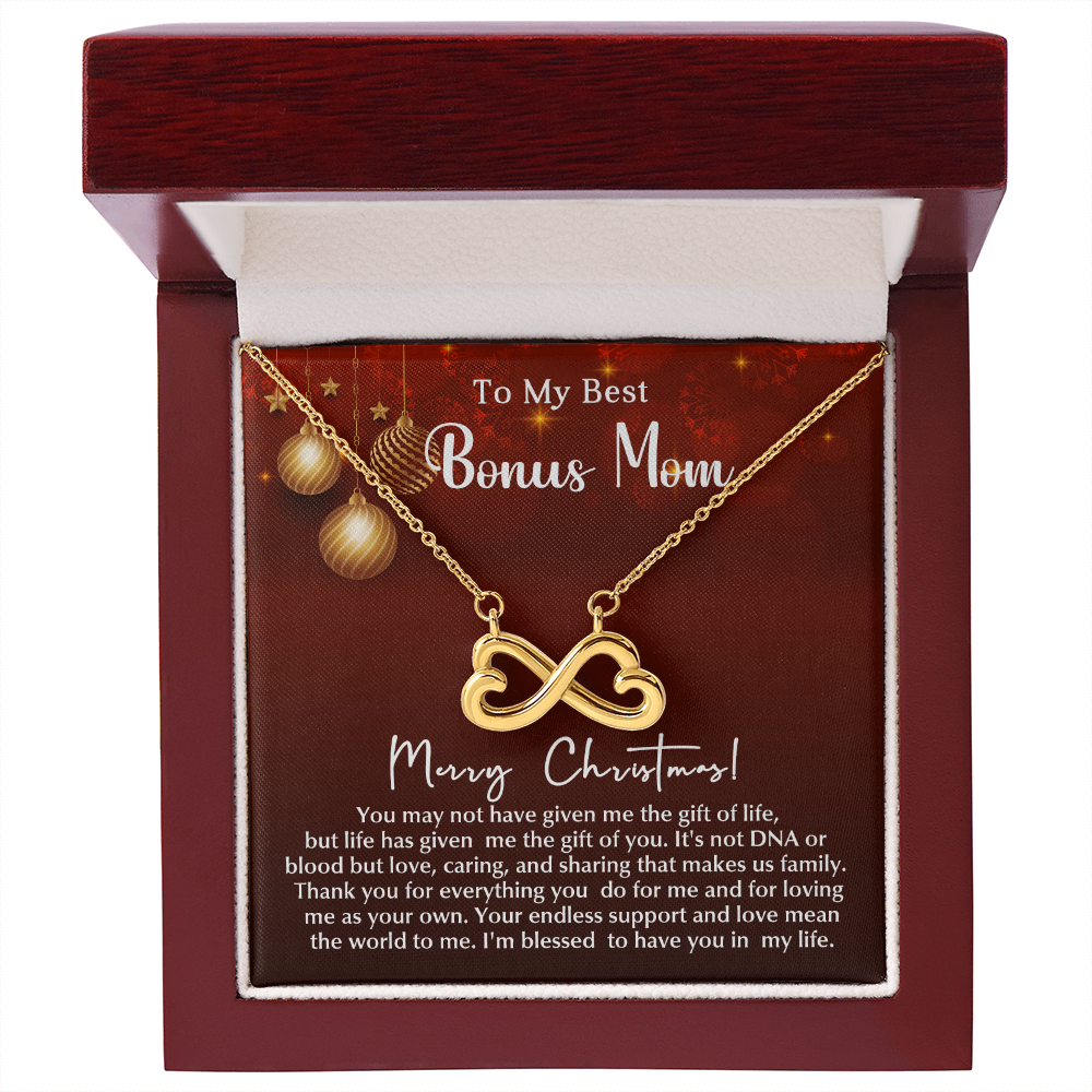 Bonus Mom - Life - Christmas Gift - Endless Love Necklace