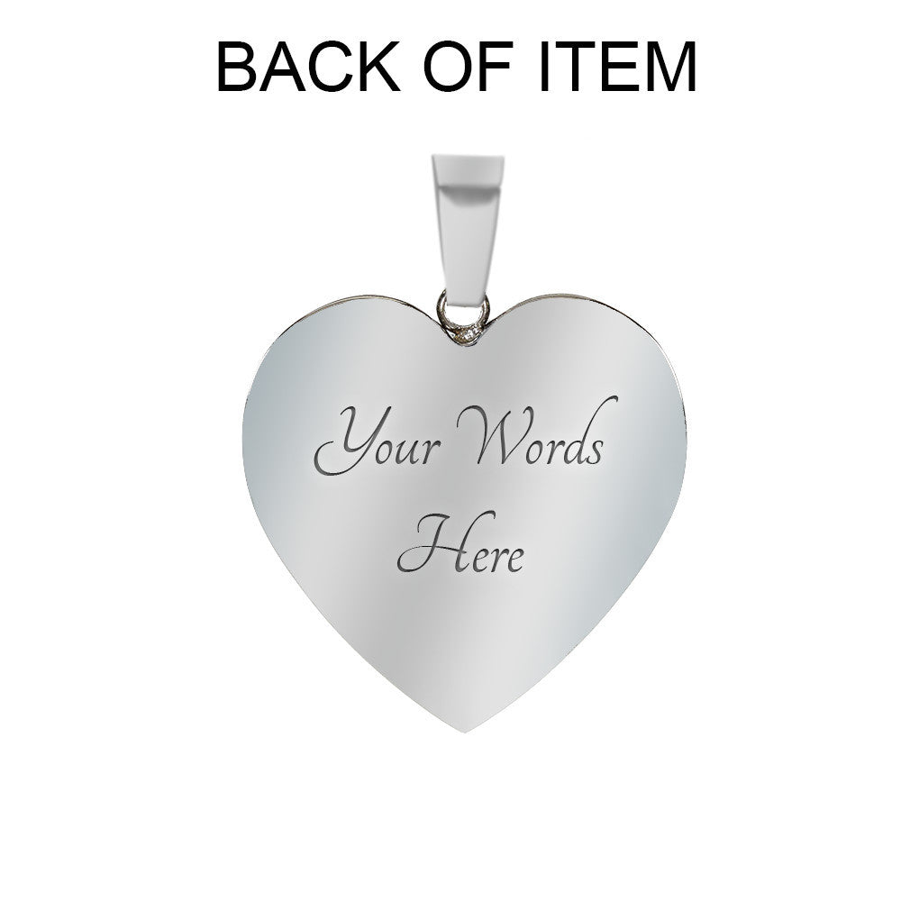 To my Granddaughter -  Luxury Heart Bangle