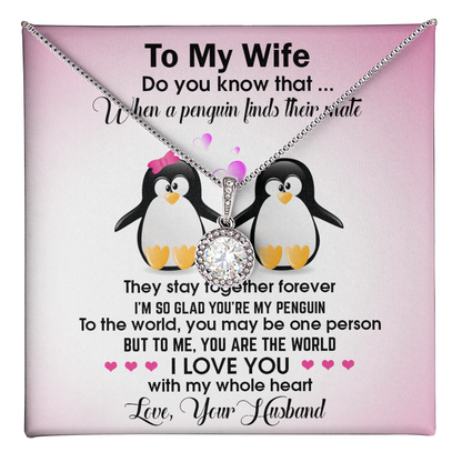 To My Wife - Gift for Wife - Eternal Hope Necklace