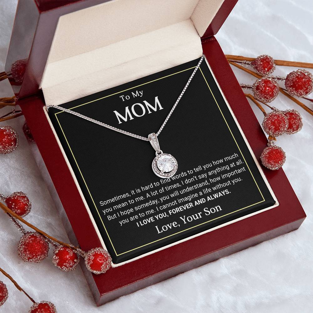 TO MY MOM - MOTHER'S DAY BEST GIFT FOR MOM - ETERNAL HOPE NECKLACE