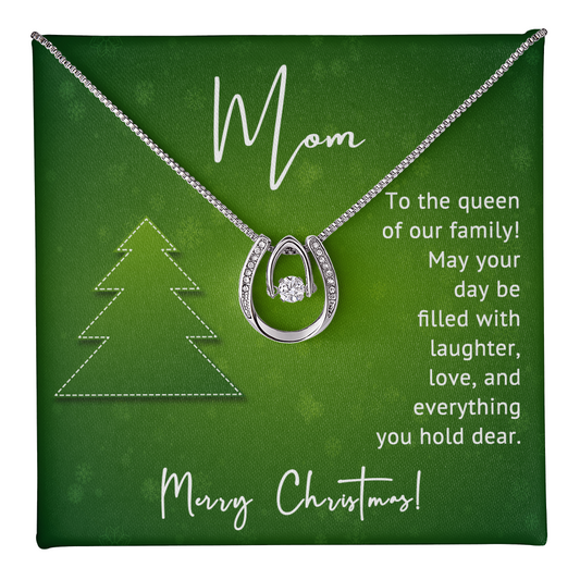 Mom - Queen - Christmas Gift - Lucky In Love Necklace