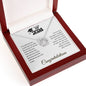 Perfect Graduation Gift - Congratulations - Lucky In Love Necklace