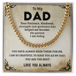 To My Dad - Cuban Link Chain