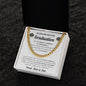 Perfect Graduation Gift - Congratulations - Cuban Link Chain