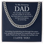 To My Dad - Cuban Link Chain