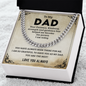To My Dad - Cuban Link Chain