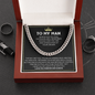 To My Man - Gift for Man - Cuban Link Chain