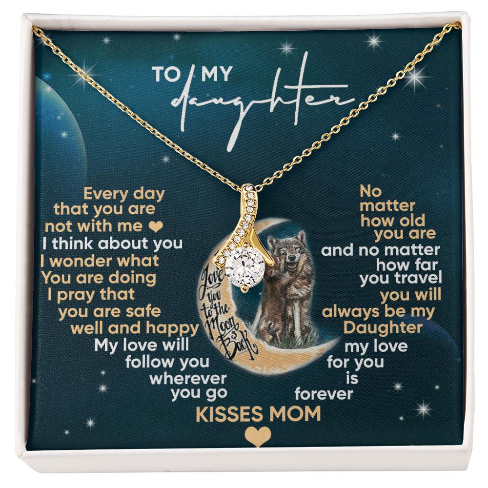 To My Daughter - Gift for Daughter - Alluring Beauty Necklace