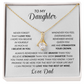 To My Daughter - Alluring Beauty Necklace