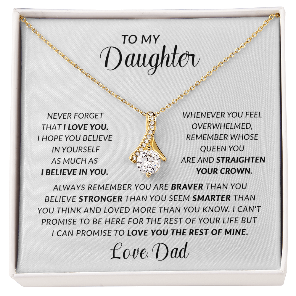 To My Daughter - Alluring Beauty Necklace
