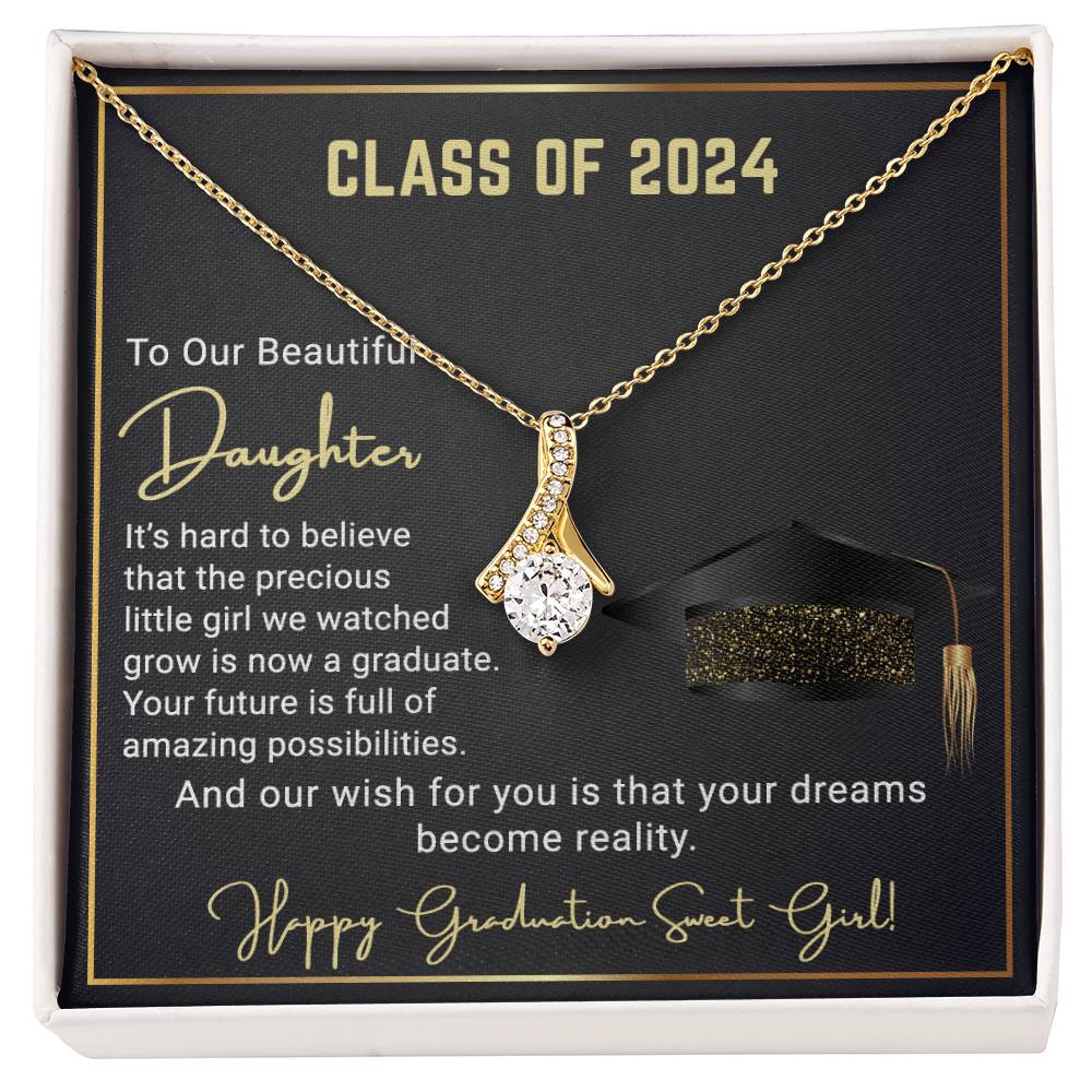Perfect Graduation Gift - Congratulations - Alluring Beauty Necklace