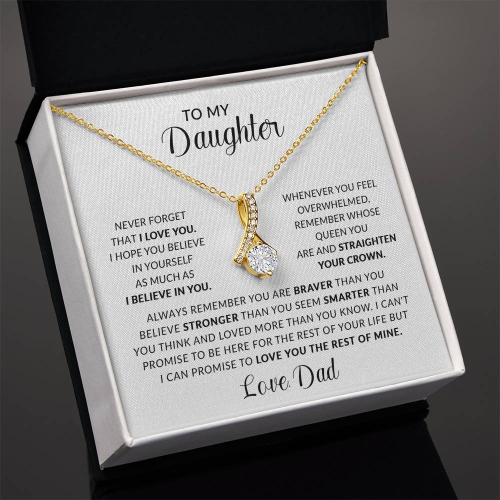 To My Daughter - Alluring Beauty Necklace