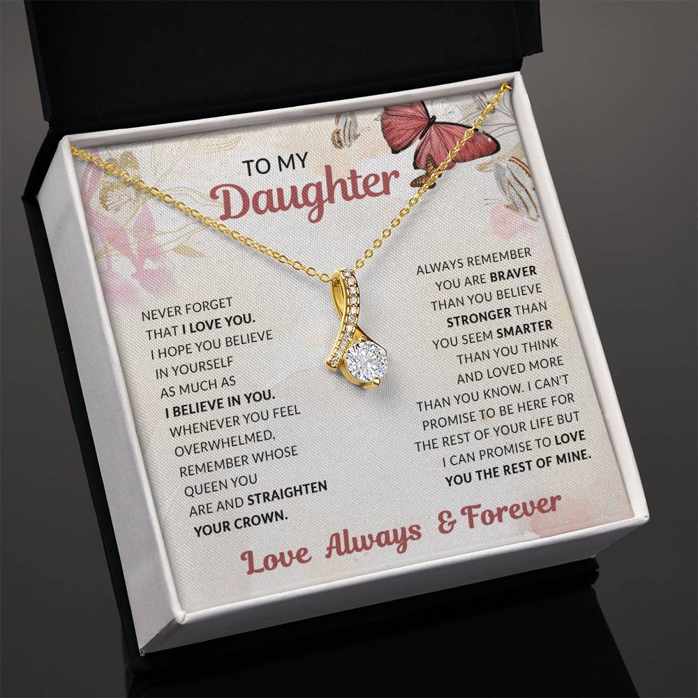 To My Daughter - Alluring Beauty Necklace