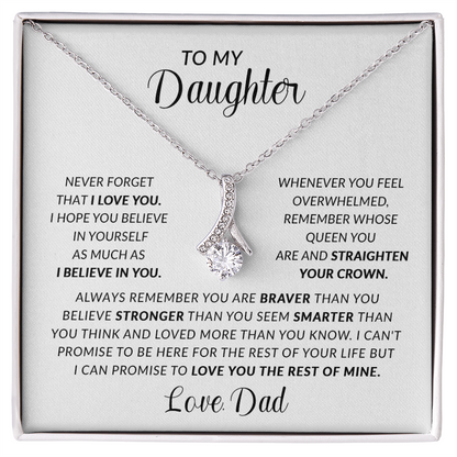 To My Daughter - Alluring Beauty Necklace
