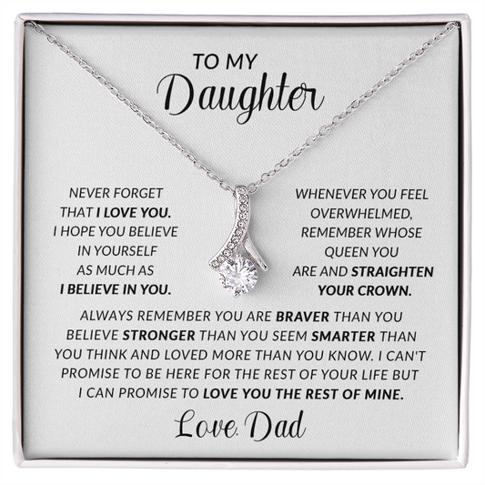 To My Daughter - Alluring Beauty Necklace
