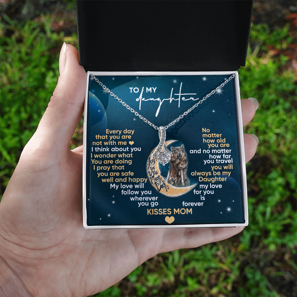 To My Daughter - Gift for Daughter - Alluring Beauty Necklace