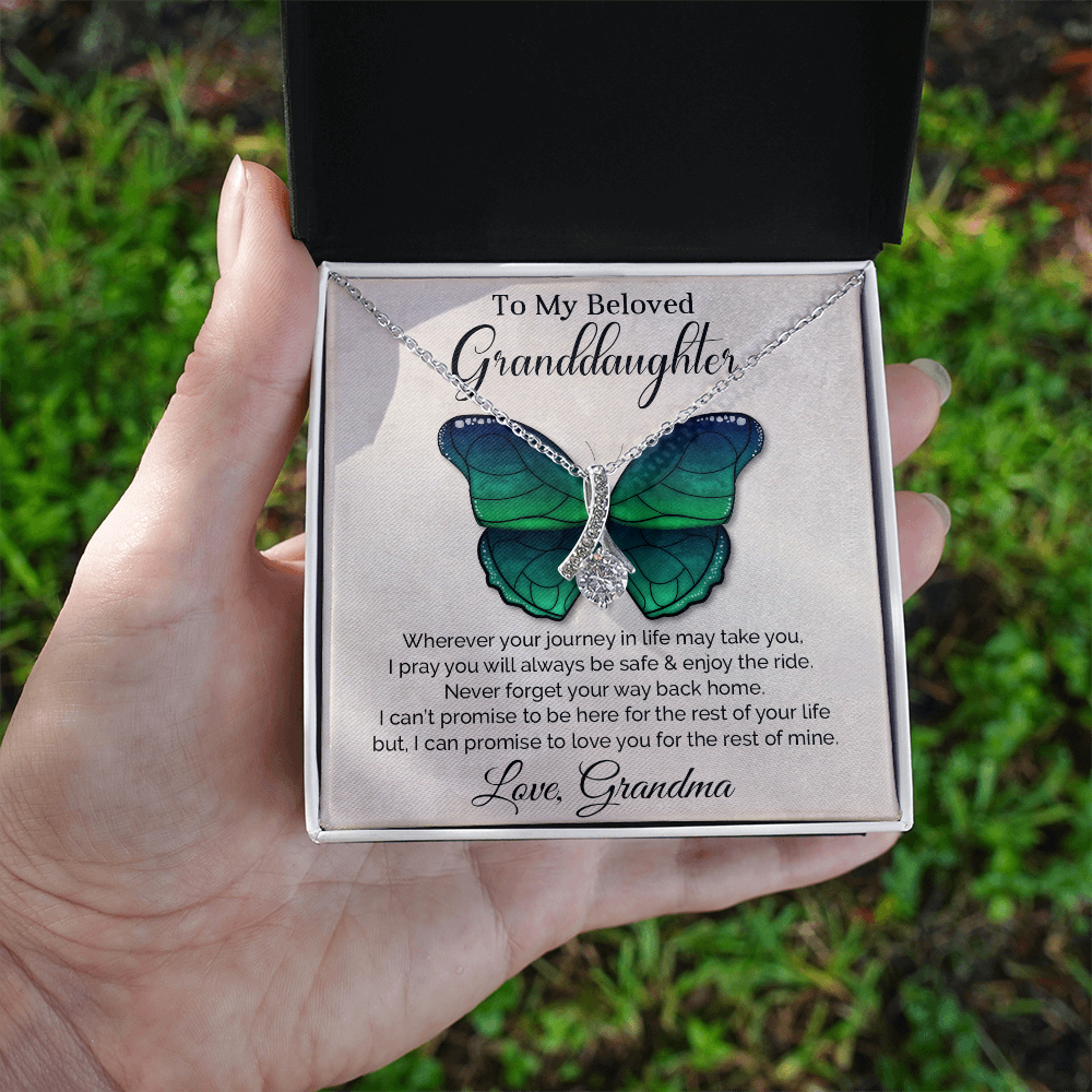 To My Granddaughter - Alluring Beauty Necklace