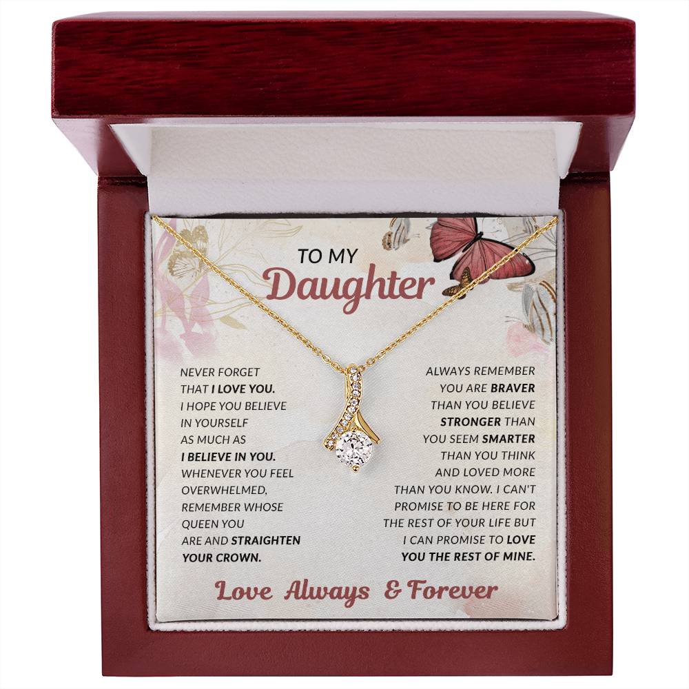 To My Daughter - Alluring Beauty Necklace