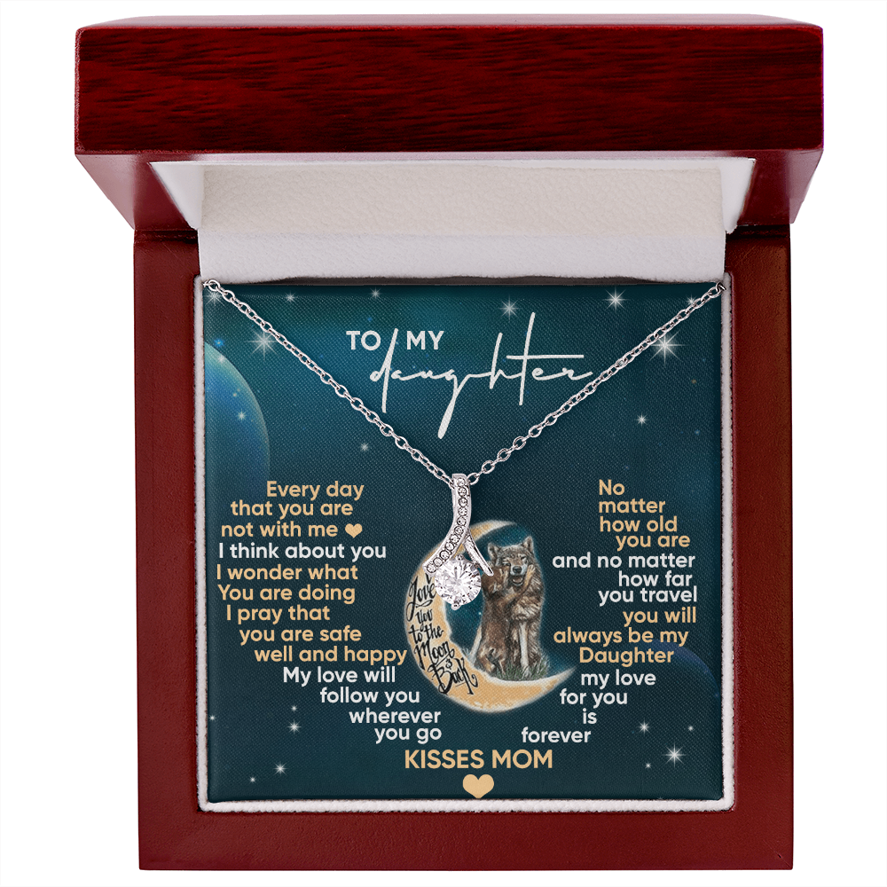 To My Daughter - Gift for Daughter - Alluring Beauty Necklace