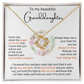 To My Granddaughter - Love Knot Necklace