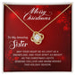 Sister - Amazing - Christmas gift - Love Knot Necklace