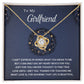 Girlfriend - Life is Beautiful - Christmas Gift - Love Knot Necklace