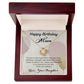 To My Mom - Best Birthday Gift For Mom - Love Knot Necklace