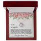 To My Daughter - Love Knot Necklace