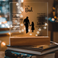 To My Dad - Acrylic Square Plaque