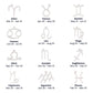 To My Beautiful Wife - Best Birthday Gift For Wife - Zodiac Symbol Necklace