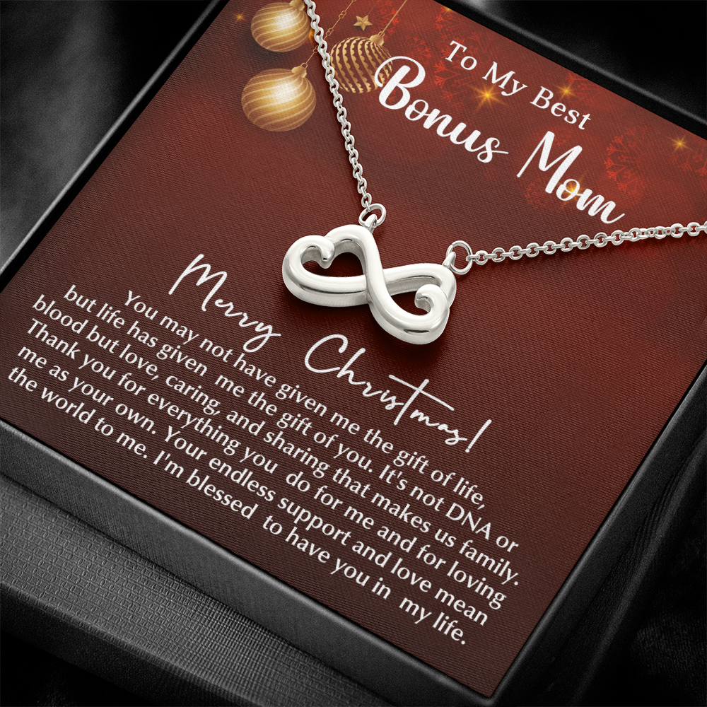 Bonus Mom - Life - Christmas Gift - Endless Love Necklace