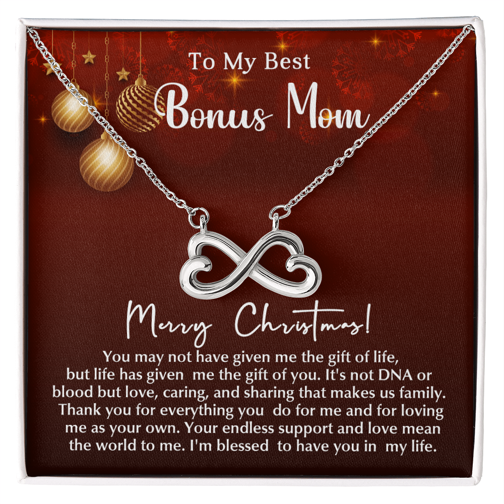 Bonus Mom - Life - Christmas Gift - Endless Love Necklace