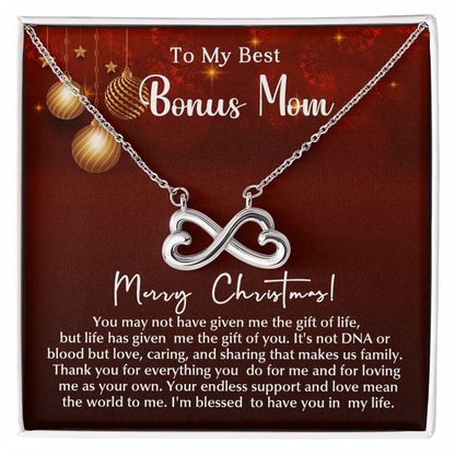 Bonus Mom - Life - Christmas Gift - Endless Love Necklace
