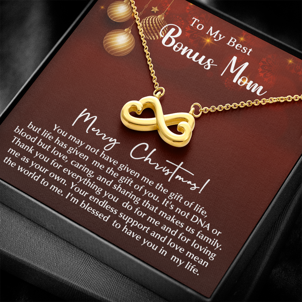 Bonus Mom - Life - Christmas Gift - Endless Love Necklace