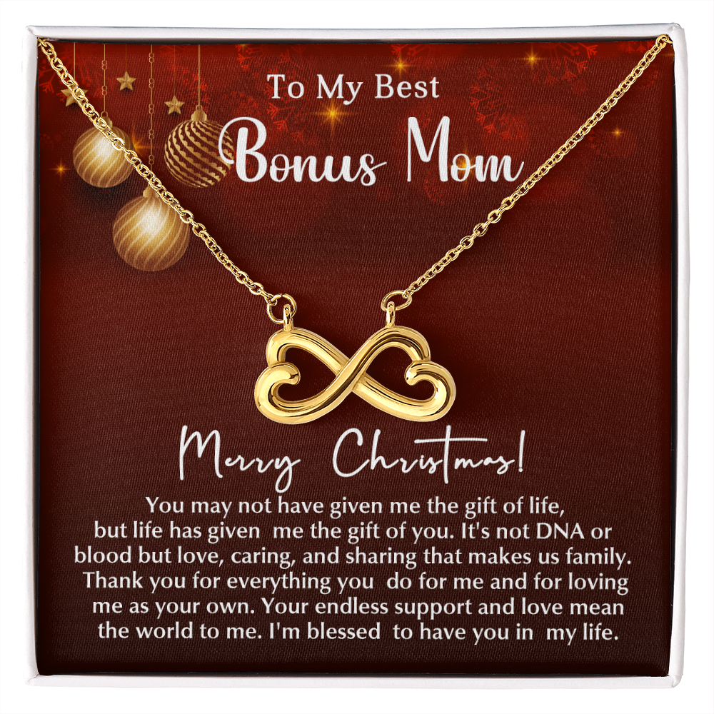 Bonus Mom - Life - Christmas Gift - Endless Love Necklace
