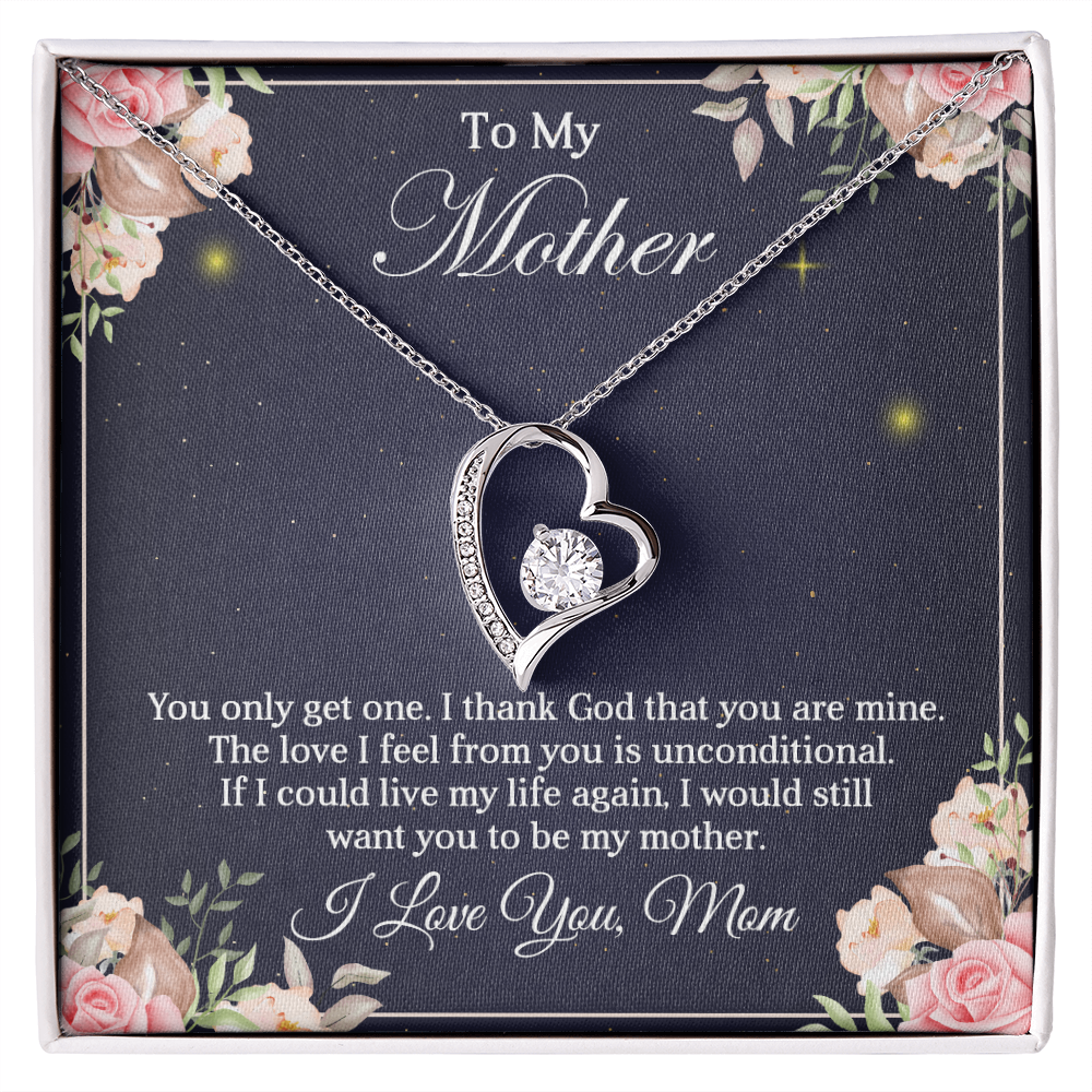 To My Mother - Gift for Mother - Forever Love Necklace