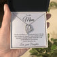 TO MY BEAUTIFUL MOM - HAPPY MOTHER'S DAY - FOREVER LOVE NECKLACE