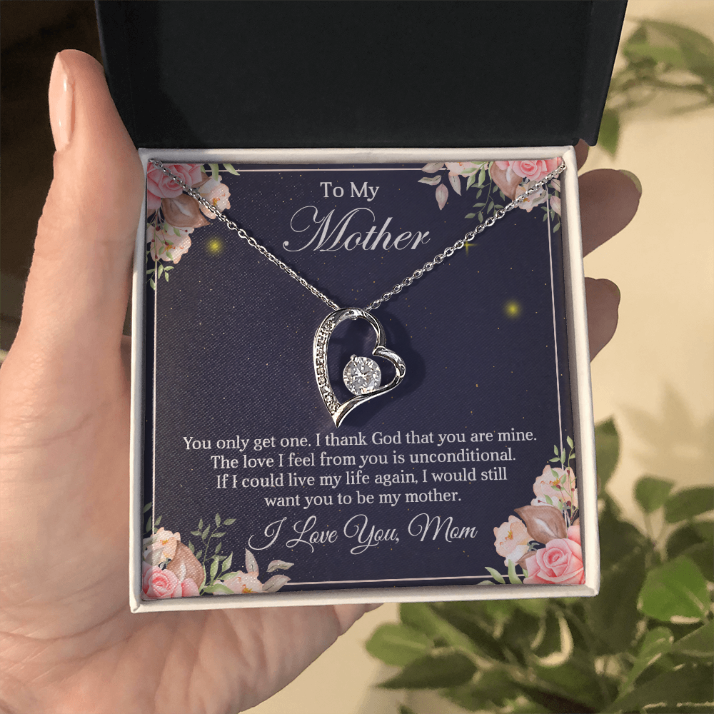 To My Mother - Gift for Mother - Forever Love Necklace