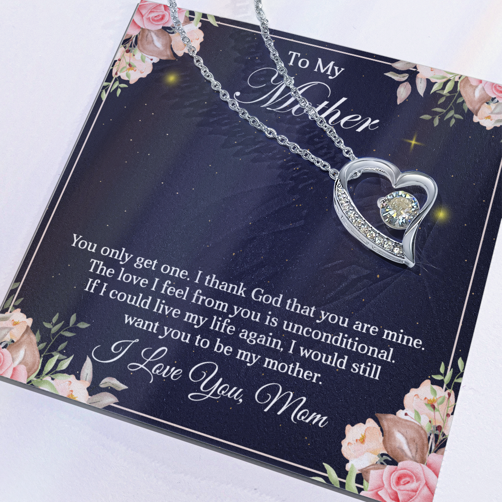 To My Mother - Gift for Mother - Forever Love Necklace