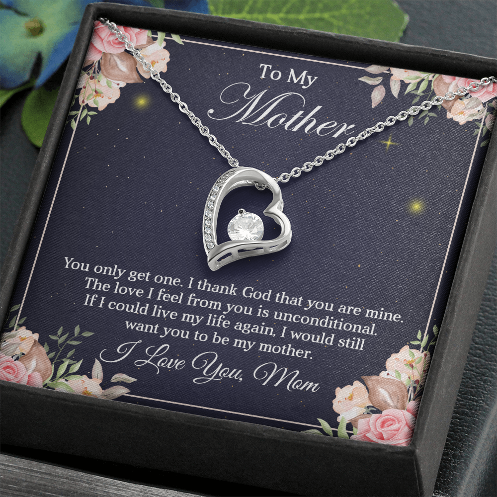 To My Mother - Gift for Mother - Forever Love Necklace