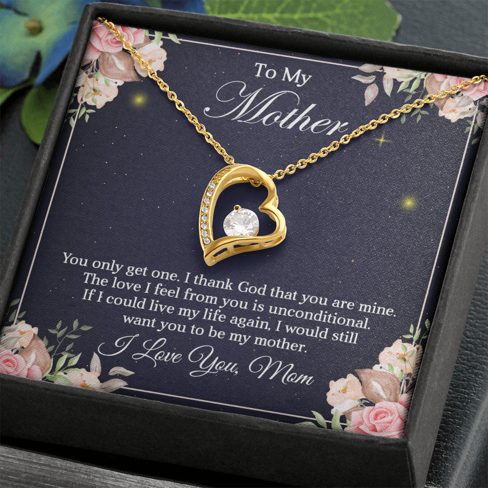 To My Mother - Gift for Mother - Forever Love Necklace